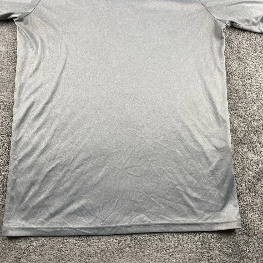 Under‎ Armour Loose Heatgear Shirt Mens Small Gray Raglan Short Sleeve